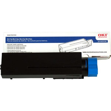 Oki OKI Toner Cartridge, 4,000 Yield 44574701